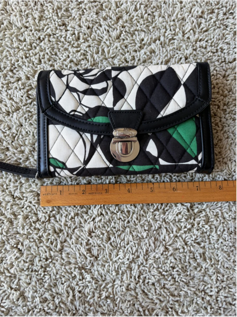 NWT Vera Bradley Ultimate Wristlet Wallet Clutch Imperial Rose Quilted B7
